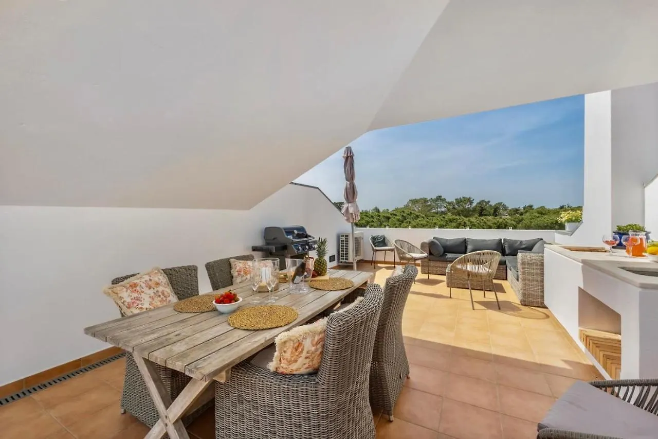 Vila Sol With Pool, Garden & Rooftop Terrace Quarteira Apartment